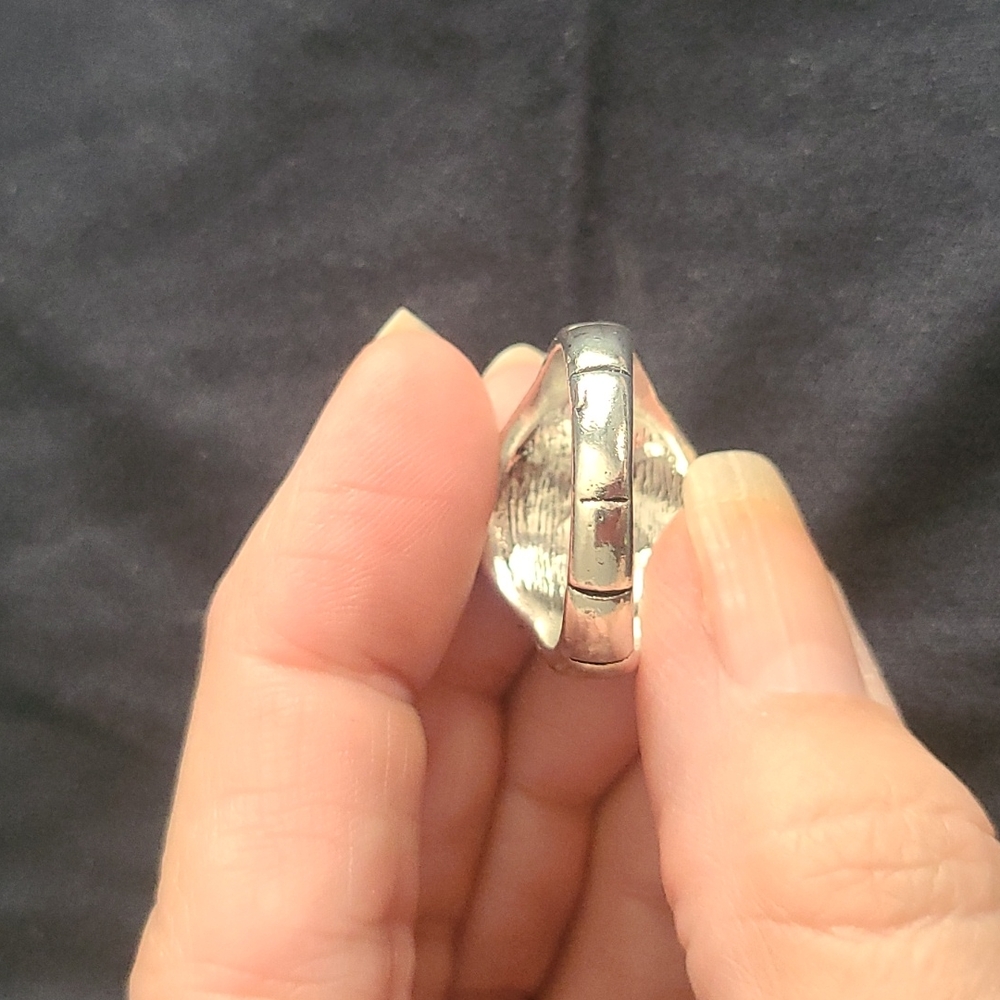 HOST PICK 💙Silver Rose Petal Ring. - Picture 6 of 6